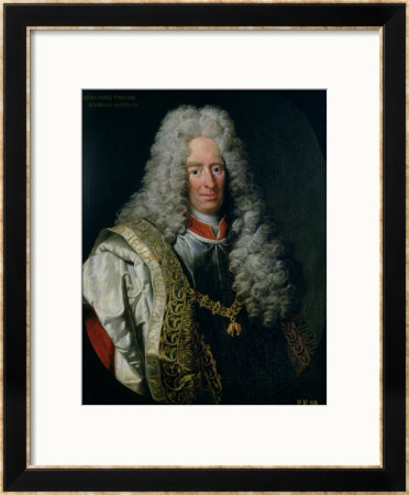 Count Alois Thomas Raimund Von Harrach, Viceroy Of Naples (1669-1742) by Johann Gottfried Auerbach Pricing Limited Edition Print image
