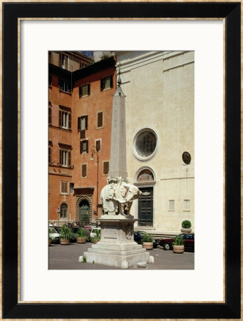 Elephant Bearing An Egyptian Obelisk, 1667 by Giovanni Lorenzo Bernini Pricing Limited Edition Print image