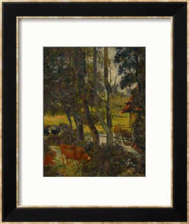 Landscape In Normandy With Pond, 1885 by Paul Gauguin Pricing Limited Edition Print image