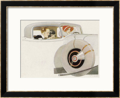 Mama Takes The Wheel by René Vincent Pricing Limited Edition Print image