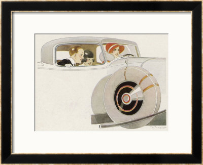 Mama Takes The Wheel by Rene Vincent Pricing Limited Edition Print image
