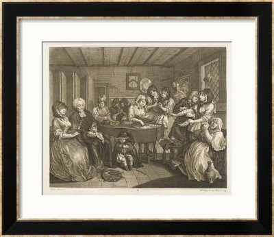 Funeral Of Hogarth's Harlot At Which Hardly Anyone Seems Concerned by William Hogarth Pricing Limited Edition Print image