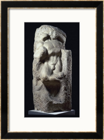 The Crossed-Legged Captive by Michelangelo Buonarroti Pricing Limited Edition Print image