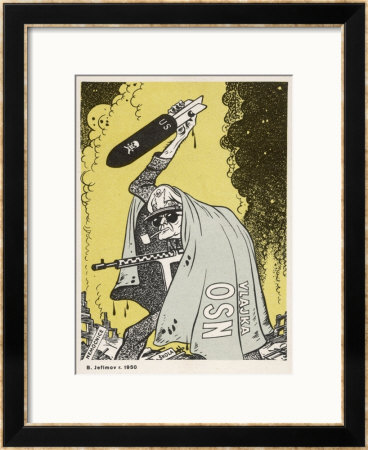 Anti-American Propaganda by B. Jefimov Pricing Limited Edition Print image