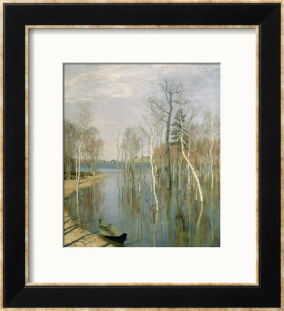 Spring, High Water, 1897 by Isaak Ilyich Levitan Pricing Limited Edition Print image
