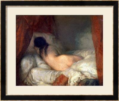 Reclining Female Nude, Circa 1844-45 by Jean-François Millet Pricing Limited Edition Print image
