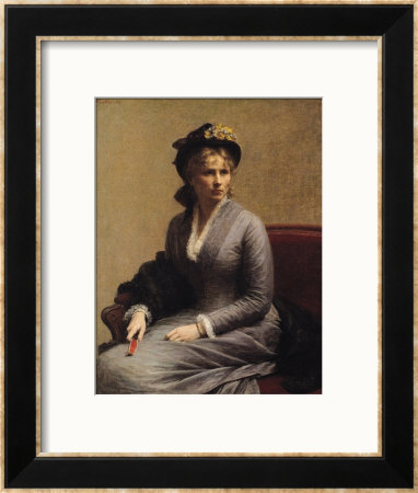 Charlotte Dubourg (1850-1921) 1882 by Henri Fantin-Latour Pricing Limited Edition Print image