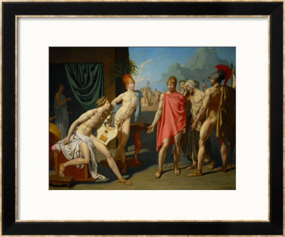 Achilles Greets The Ambassadors Of Agamemnon, 1800 by Jean-Auguste-Dominique Ingres Pricing Limited Edition Print image