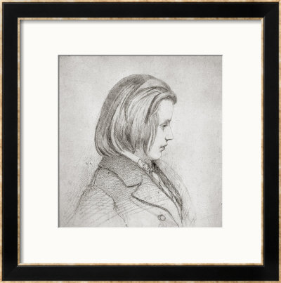 Portrait Of Johanes Brahms Aged Twenty, 1853 by Joseph Bonaventure Laurens Pricing Limited Edition Print image
