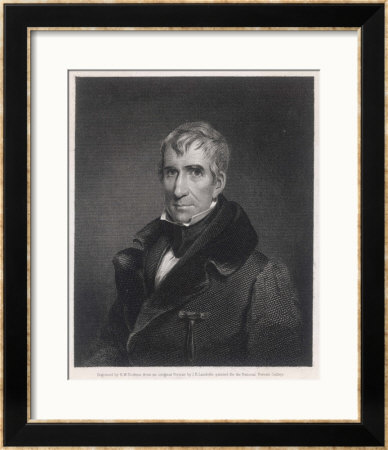 William Henry Harrison President Of The United States Who Died In Office After Only One Month by R.W. Dodson Pricing Limited Edition Print image