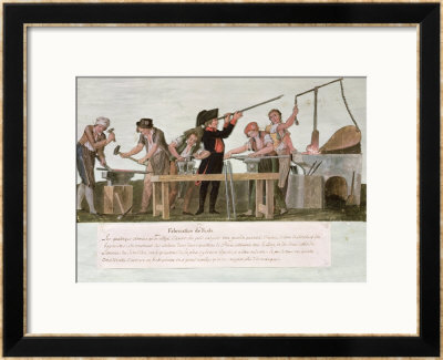 Rifle Makers' Workshop, 1793 by Le Sueur Brothers Pricing Limited Edition Print image