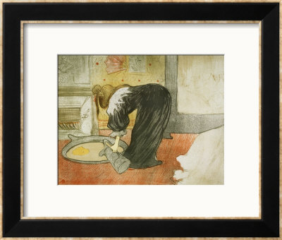 Woman At The Tub, 1896 by Henri De Toulouse-Lautrec Pricing Limited Edition Print image