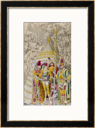 Medieval Knighting by Henry Shaw Pricing Limited Edition Print image