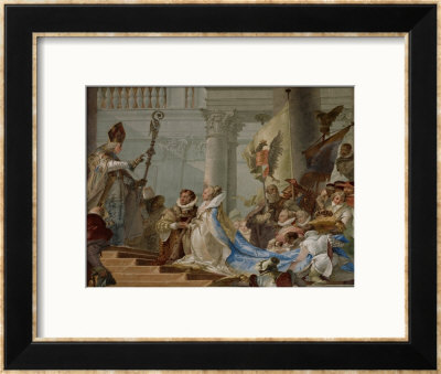 Wedding Ceremony Of Emperor Friedrich Barbarossa And Beatrix Of Burgundy In 1156 by Giovanni Battista Tiepolo Pricing Limited Edition Print image
