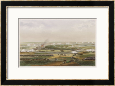 The Hundred Days Battle Of Waterloo The Action At 11 Am by T. Yung Pricing Limited Edition Print image