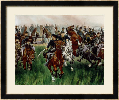The Cavalry by W. T. Trego Pricing Limited Edition Print image
