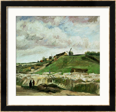 Quarry On Montmartre by Vincent Van Gogh Pricing Limited Edition Print image