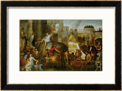 Alexander The Great Enters Babylon by Charles Le Brun Pricing Limited Edition Print image