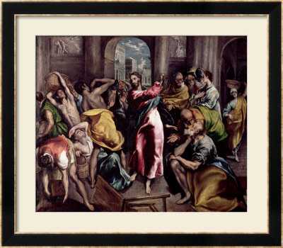 Christ Driving The Traders From The Temple, Circa 1600 by El Greco Pricing Limited Edition Print image