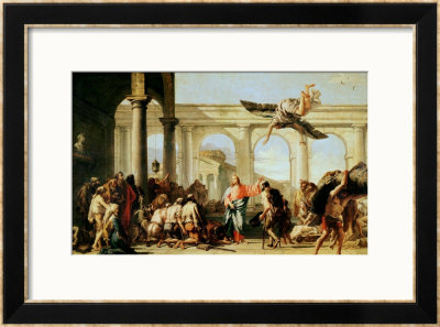 Jesus Healing The Paralytic At The Pool Of Bethesda, Circa 1759 by Giandomenico Tiepolo Pricing Limited Edition Print image