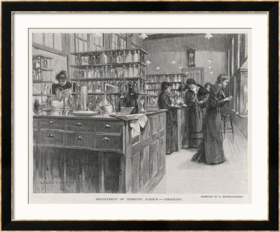 The Department Of Domestic Science (Chemistry) At The Pratt Institute Brooklyn by Louis Loeb Pricing Limited Edition Print image