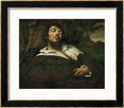 The Wounded Man, Circa 1855 by Gustave Courbet Pricing Limited Edition Print image