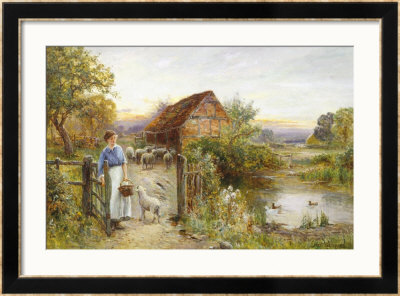 Bringing Home The Sheep by Ernest Walbourn Pricing Limited Edition Print image