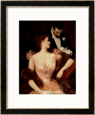Invitation To The Waltz, 1895 by Francesco Miralles Galaup Pricing Limited Edition Print image