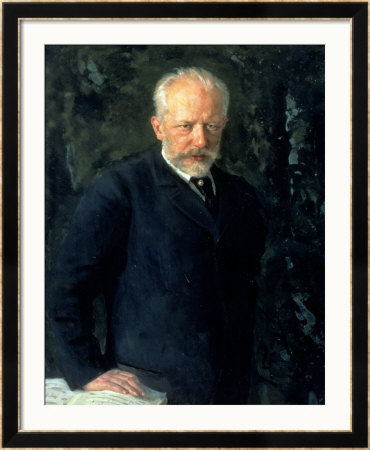 Portrait Of Piotr Ilyich Tchaikovsky (1840-93), Russian Composer, 1893 by Nikolai Dmitrievich Kuznetsov Pricing Limited Edition Print image