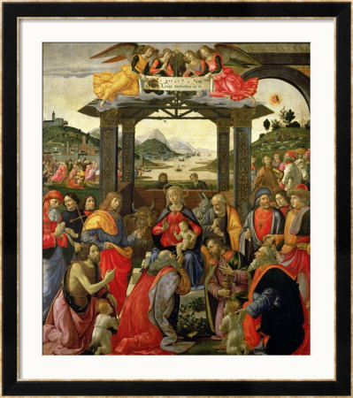 The Adoration Of The Magi, 1488 by Domenico Ghirlandaio Pricing Limited Edition Print image