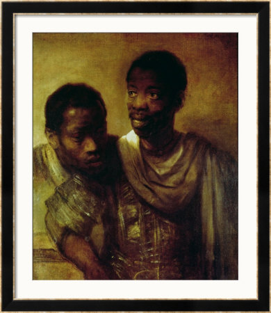 Two Negroes by Rembrandt Van Rijn Pricing Limited Edition Print image