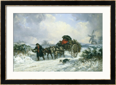 Home From The Market With The Christmas Holly by Thomas Smythe Pricing Limited Edition Print image