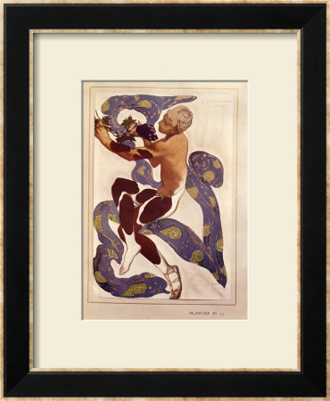 L'apres Midi D'un Faune, Costume Design For Nijinsky (1890-1950) by Leon Bakst Pricing Limited Edition Print image