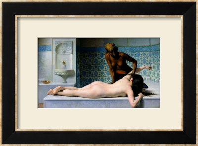 The Massage, 1883 by Edouard Debat-Ponsan Pricing Limited Edition Print image
