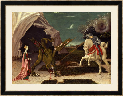 St. George And The Dragon, Circa 1470 by Paolo Uccello Pricing Limited Edition Print image