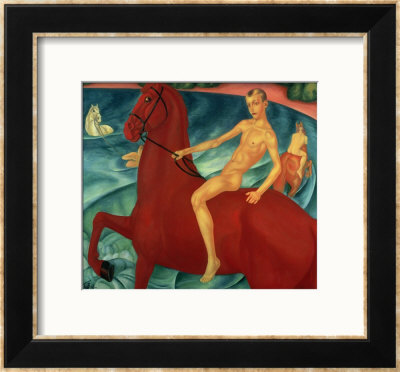 Bathing Of The Red Horse, 1912 by Kuzma Sergievitch Petrov-Vodkin Pricing Limited Edition Print image