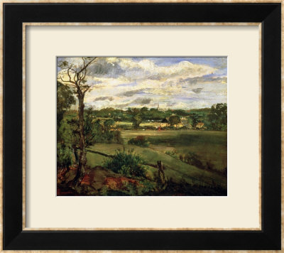 View Of Highgate From Hampstead Heath, Circa 1834 by John Constable Pricing Limited Edition Print image