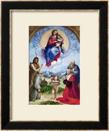 The Foligno Madonna, Circa 1511-12 by Raphael Pricing Limited Edition Print image