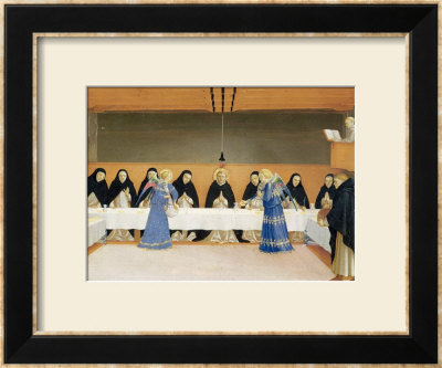 St. Dominic And His Companions Fed By Angels by Fra Angelico Pricing Limited Edition Print image
