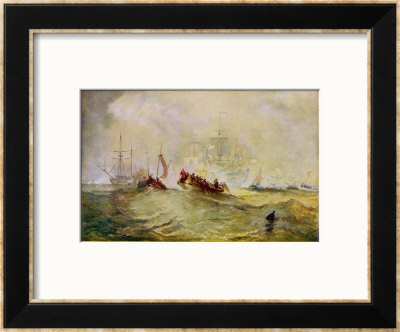 William Iii Lands In England At Torbay by Joseph Mallord William Turner Pricing Limited Edition Print image