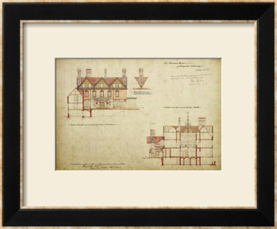 Design For The Red House, Bexley Heath by Philip Webb Pricing Limited Edition Print image