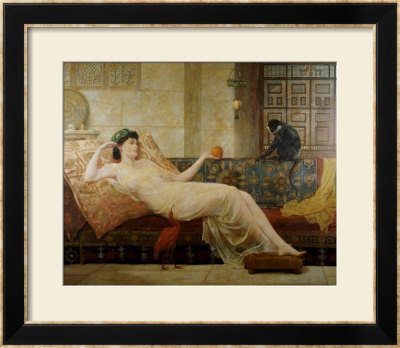 A Dream Of Paradise, 1889 by Frederick Goodall Pricing Limited Edition Print image