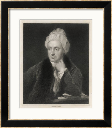 William Cowper English Poet In Pensive Mood by William Holl The Younger Pricing Limited Edition Print image