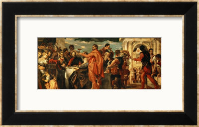 The Wedding At Cana (With Veronese's Self-Portrait) by Paolo Veronese Pricing Limited Edition Print image