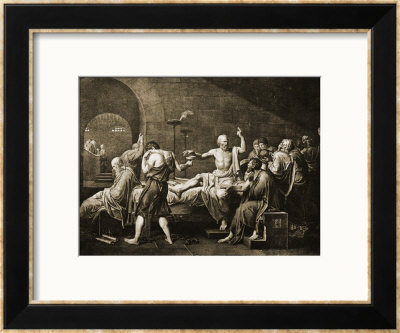 Death Of Socrates by Jacques-Louis David Pricing Limited Edition Print image