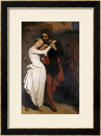 Faust Et Marguerite Au Jardin, 1846 by Ary Scheffer Pricing Limited Edition Print image