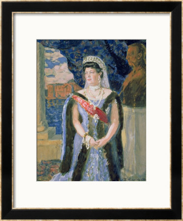 Portrait Of The Grand Duchess Maria Pavlovna, 1911 by Boris Kustodiyev Pricing Limited Edition Print image