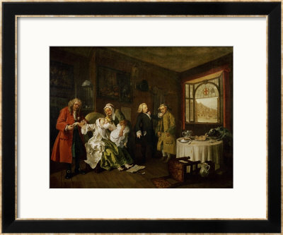 Marriage A La Mode: The Death Of The Countess, C. 1742-44 by William Hogarth Pricing Limited Edition Print image