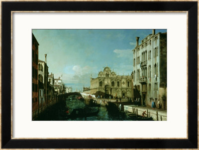 Rio Dei Mendicanti And The Scuola Di San Marco, Circa 1740 by Bernardo Bellotto Pricing Limited Edition Print image