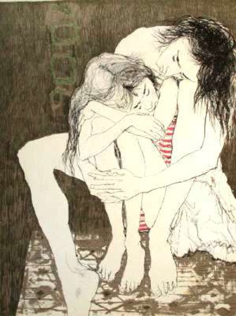 Mère Et Enfant by Jean Jansem Pricing Limited Edition Print image